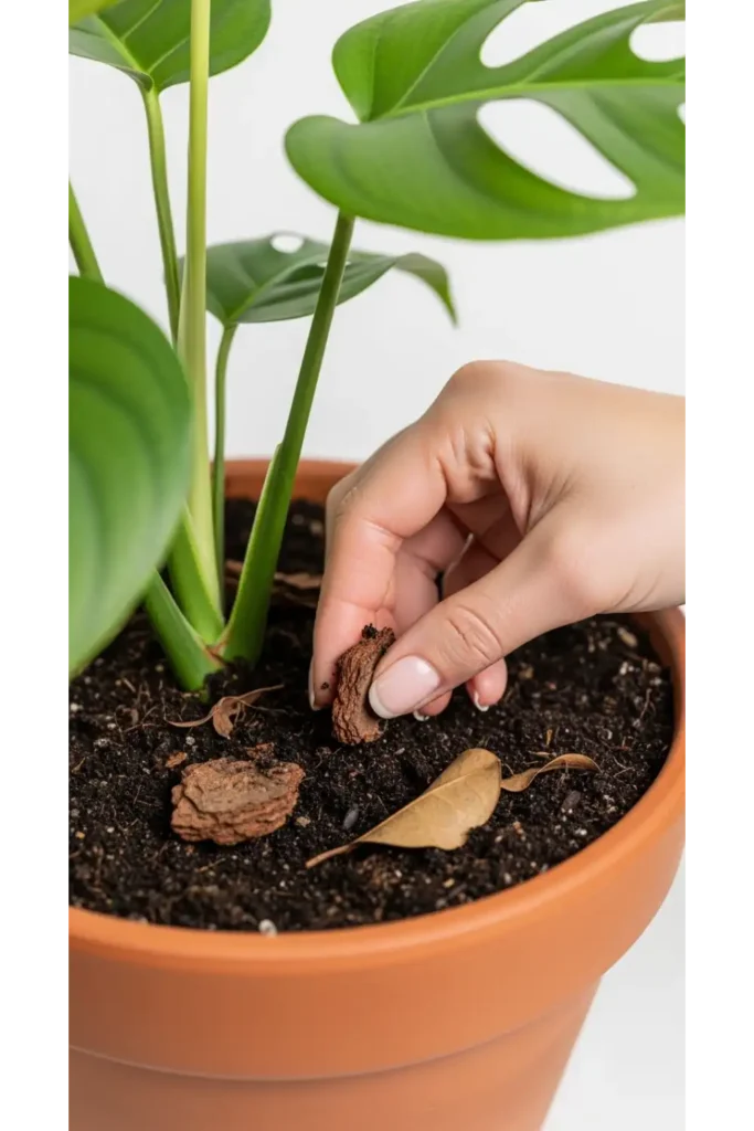 Cleaning and Refreshing the Soil Surface