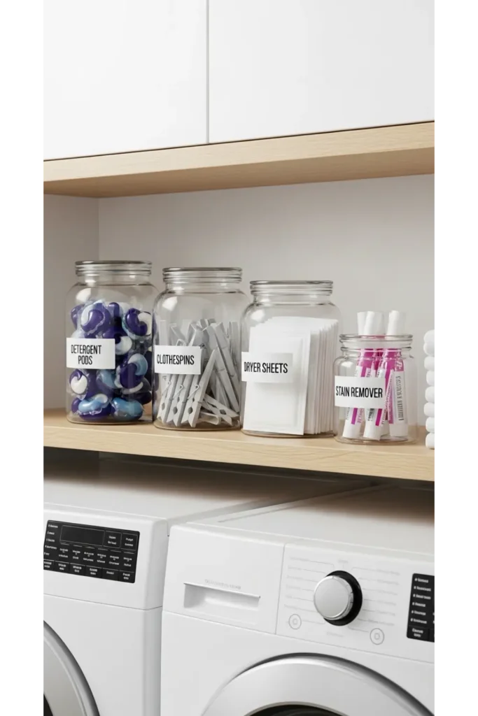 Clear Containers for Easy Sorting