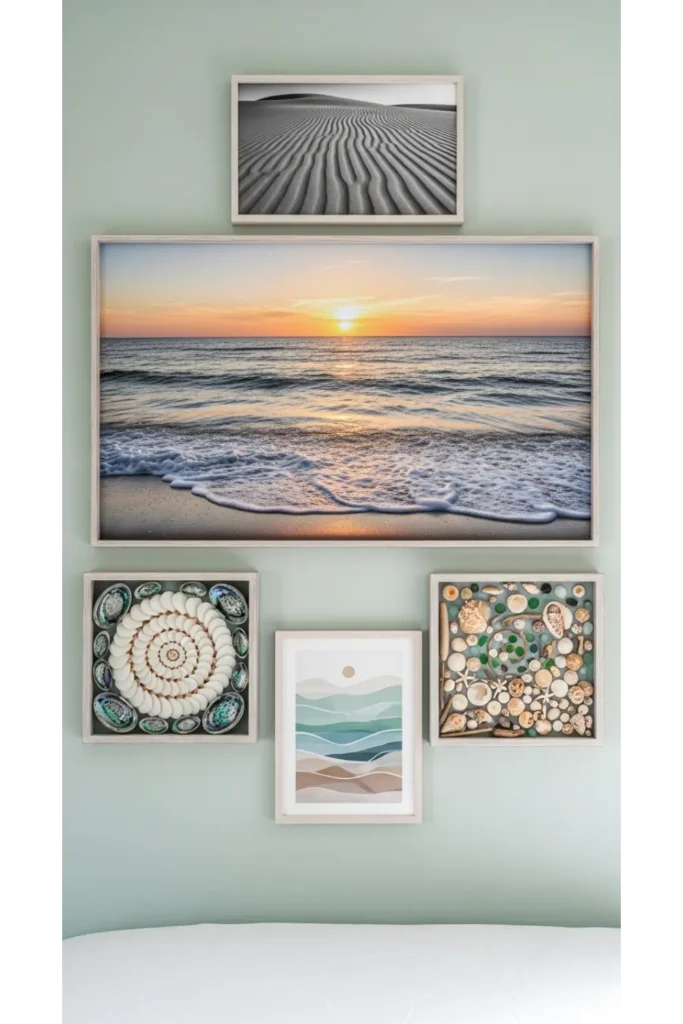 23 Coastal Bedroom Decor Ideas For Relaxing Style 8 Coastal Artwork and Prints