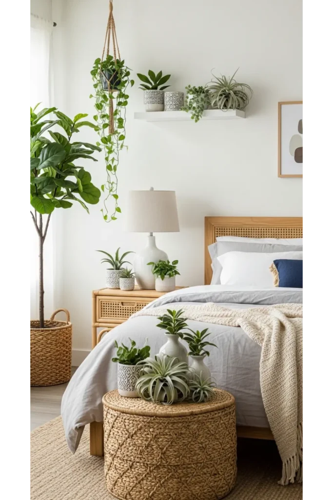 23 Coastal Bedroom Decor Ideas For Relaxing Style 15 Coastal Green Plants