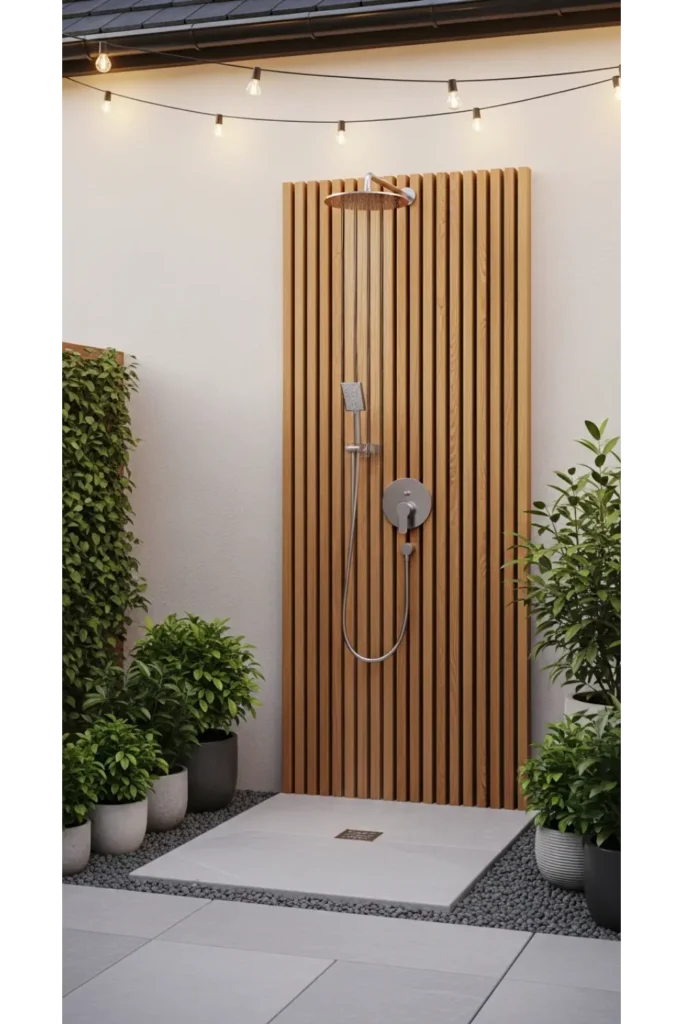Compact Patio Shower