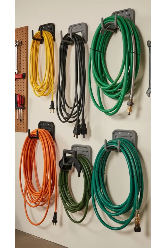 Garage Organization Ideas On A Budget 23 Space Saver 20 Cord And Hose Organizer
