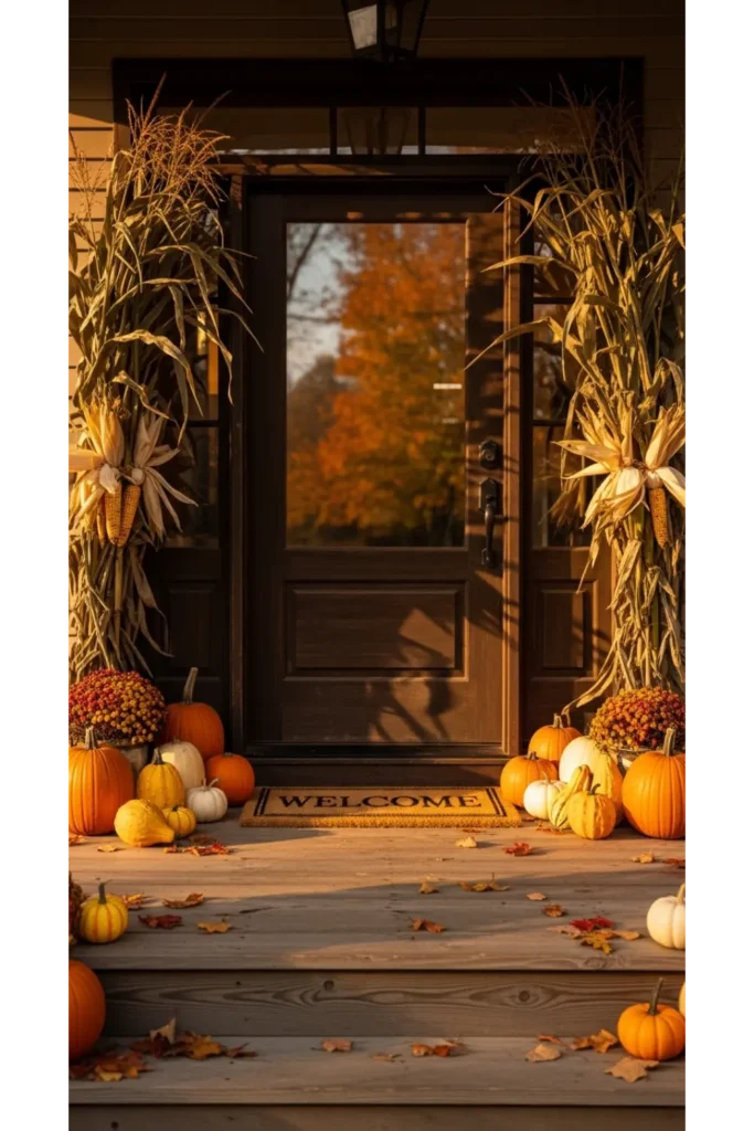 Cornstalk Door Frame Accent