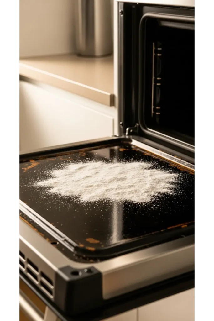 Cornstarch Grease Absorber Method