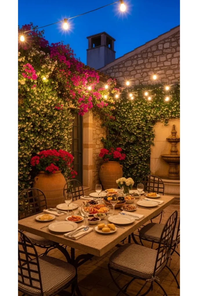 Courtyard Dining Spaces