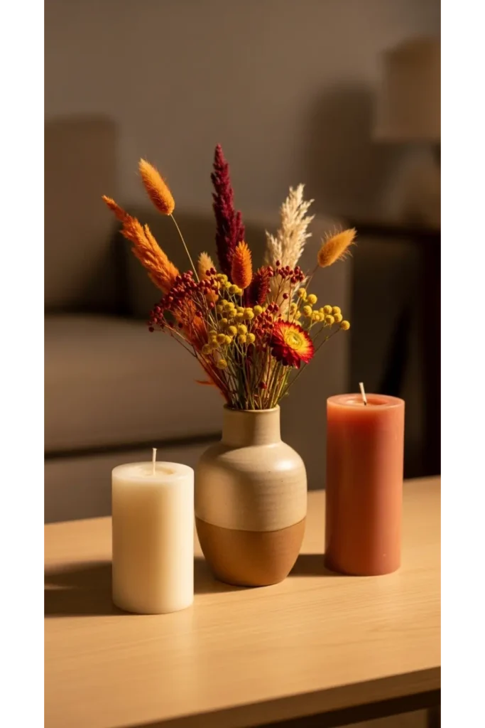 Cozy Coffee Table Centerpiece Refresh