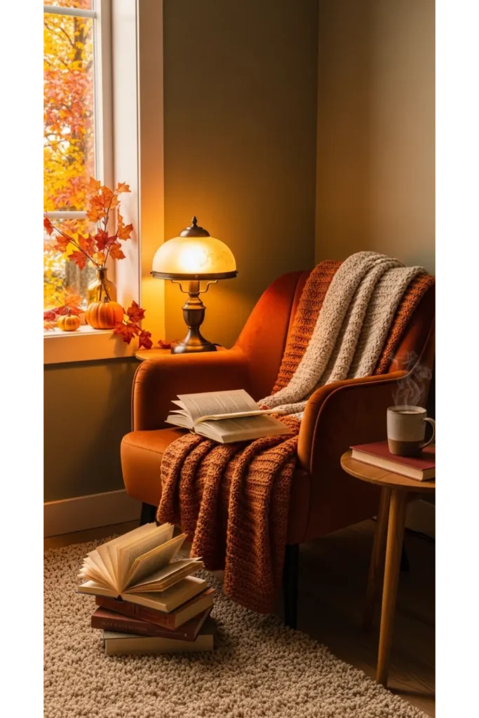 Modern Fall Decor: 23 Easy Ideas for a Cozy Home 10 Cozy Reading Nook