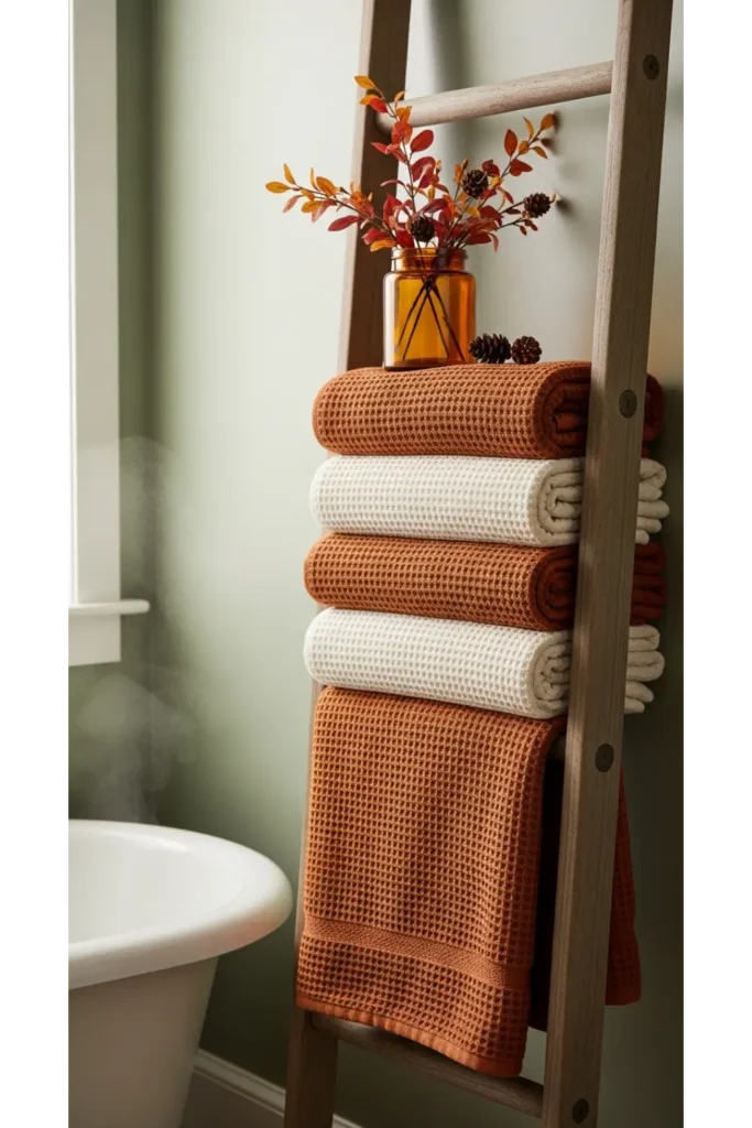 Cozy Textured Fall Towels