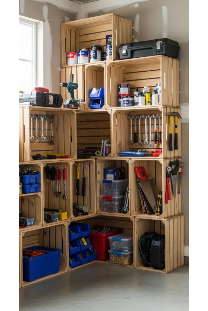  Crate Style Modular Shelving