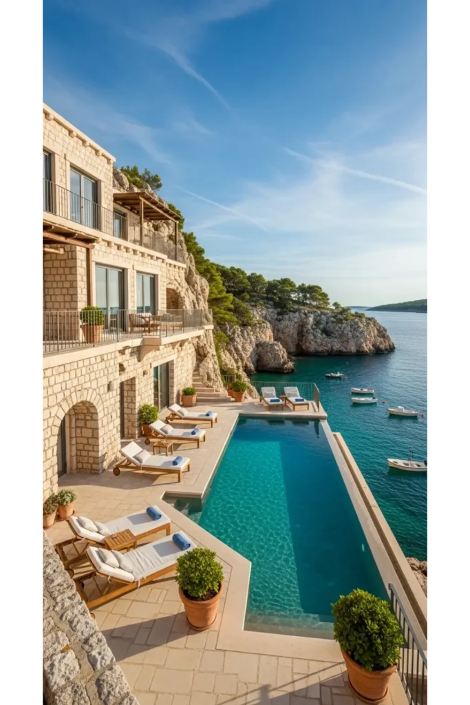 Croatian Adriatic Cliff Villa