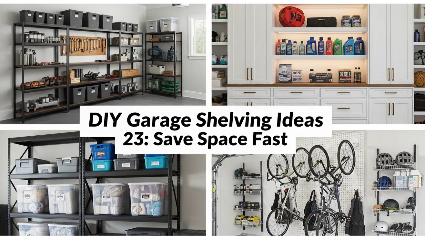 DIY Garage Shelving Ideas
