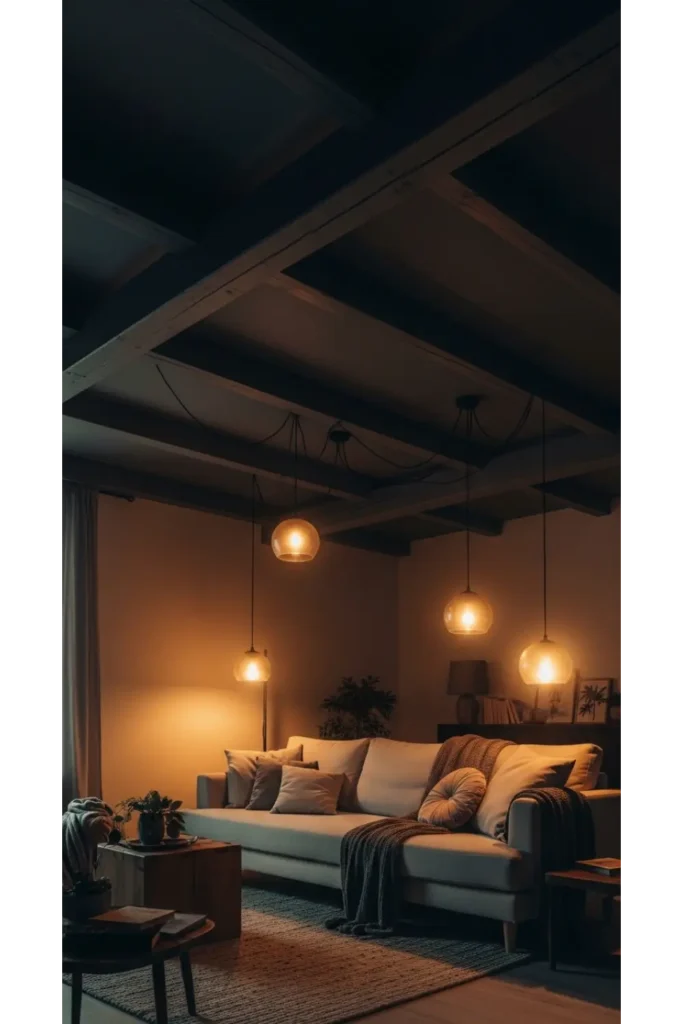 Dark Ceiling for Intimate Vibes