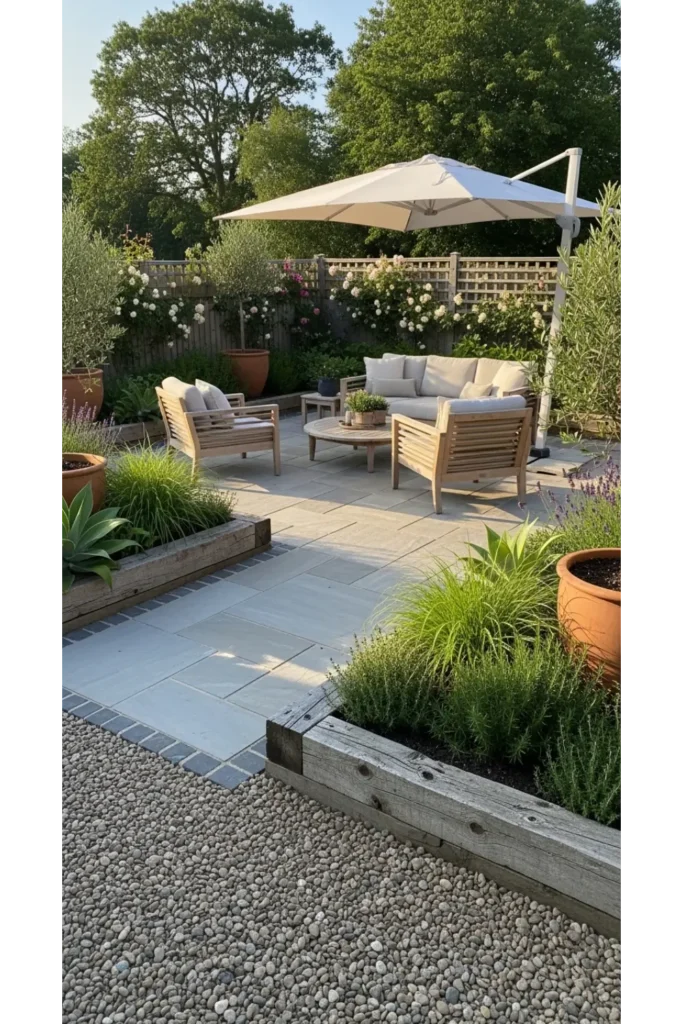 Patio Interior Ideas 20: Cozy, Budget-Friendly Style 12 Decorative Gravel Border