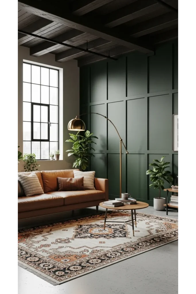 Deep Green Accent Zone