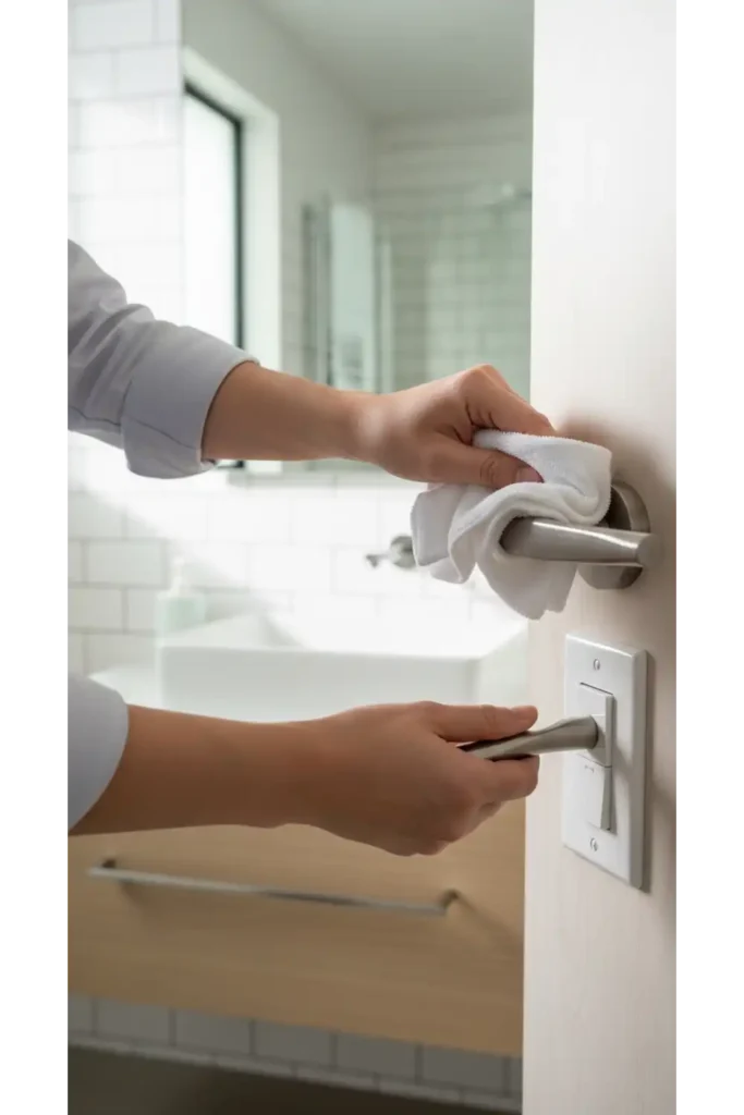 Door Handle and Switch Cleaning