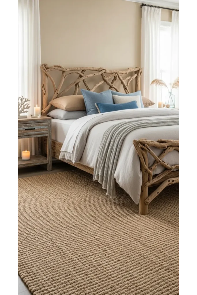 23 Coastal Bedroom Decor Ideas For Relaxing Style 3 Driftwood Inspired Furniture