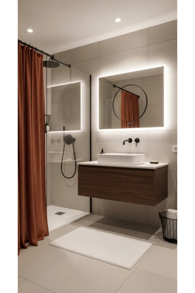 Earth Tone Shower Curtains