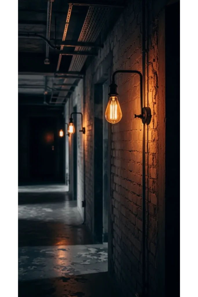 Exposed Bulb Wall Sconces