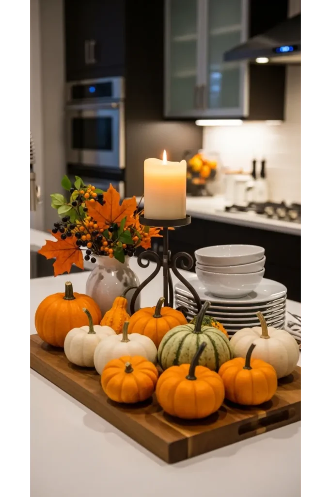Modern Fall Decor: 23 Easy Ideas for a Cozy Home 17 Fall Kitchen Counter Decor