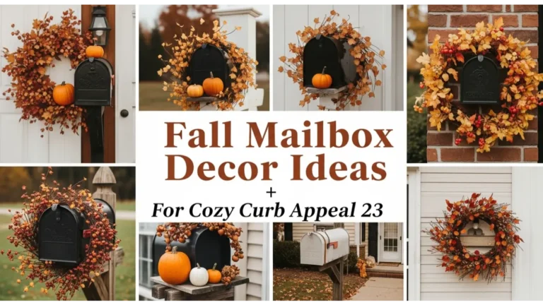 Fall Mailbox Decor