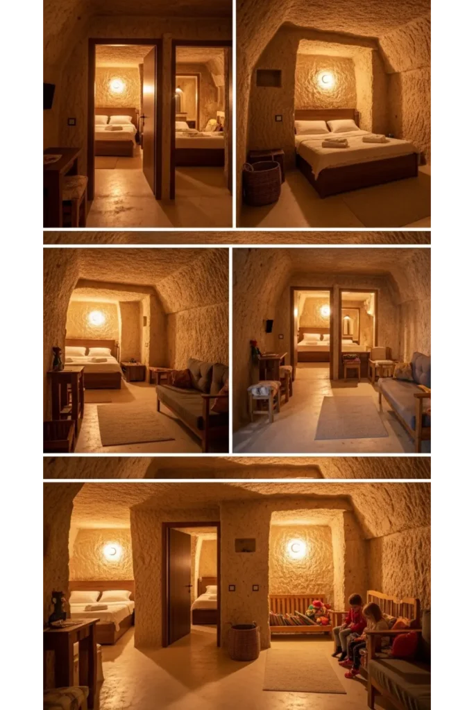 Cave Homes Ideas 23: Stunning & Cozy Living 6 Family Friendly Cave Compound