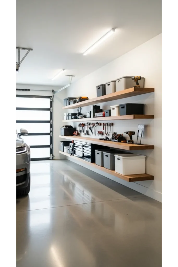 Floating Wall Shelves for Tight Spaces