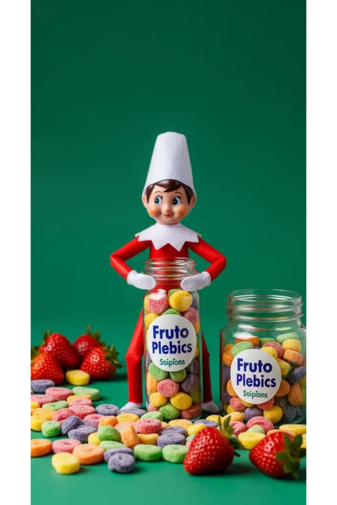 25 Funny Elf on the Shelf Ideas for Busy Parents 16 Fruit Snack Fun