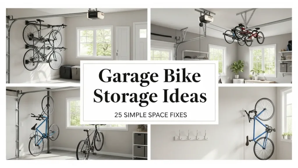 Garage Bike Storage Ideas: 25 Simple Space Fixes 4 Garage Bike Storage Ideas