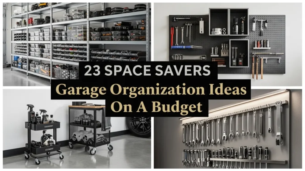 Garage Organization Ideas On A Budget 23 Space Saver 6 Garage Organization Ideas On A Budget