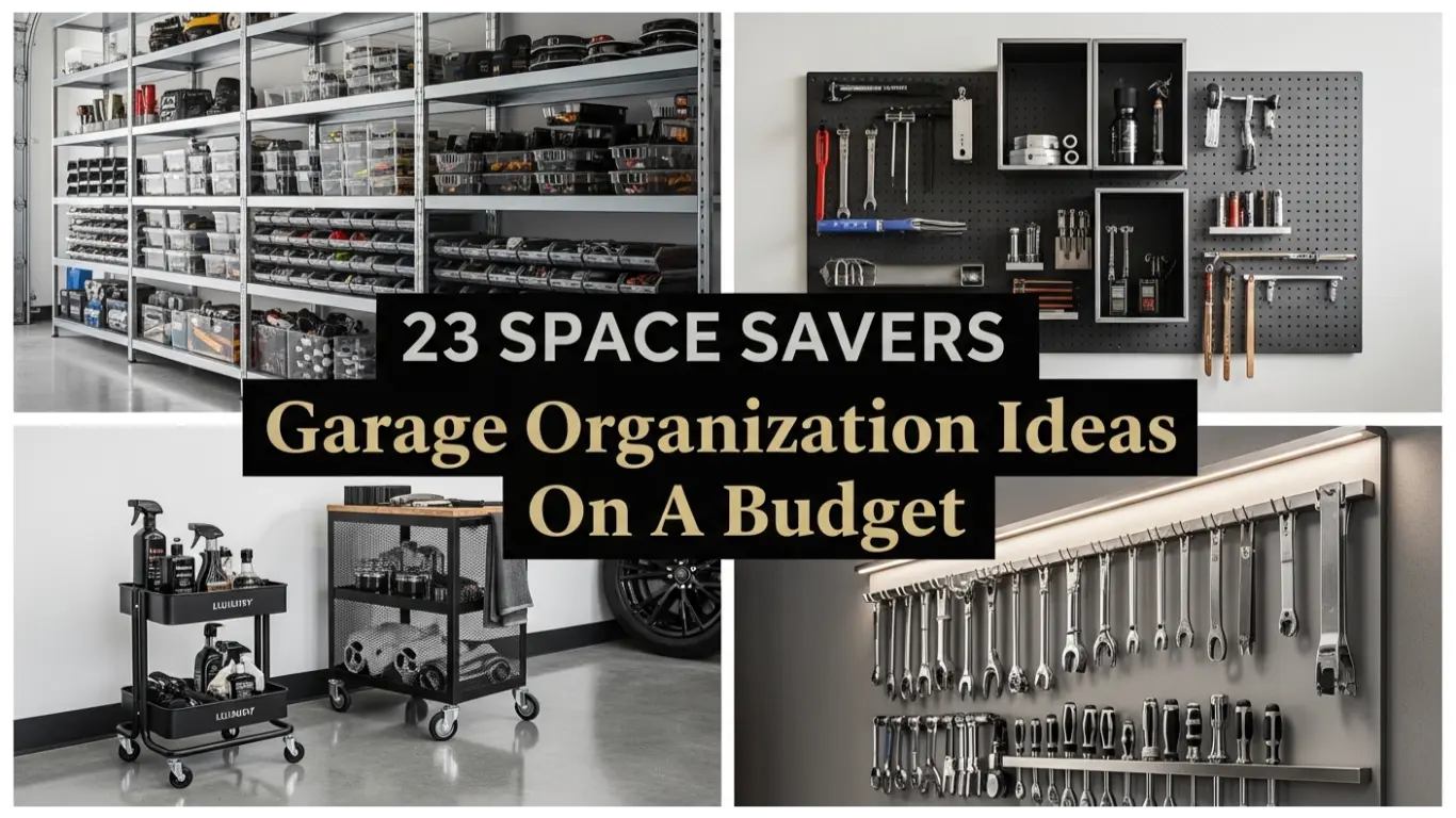 Garage Organization Ideas On A Budget 23 Space Saver 1 Garage Organization Ideas On A Budget