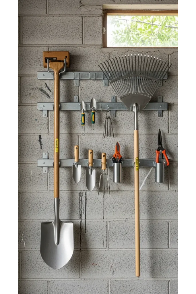 Garden Tool Wall Rack