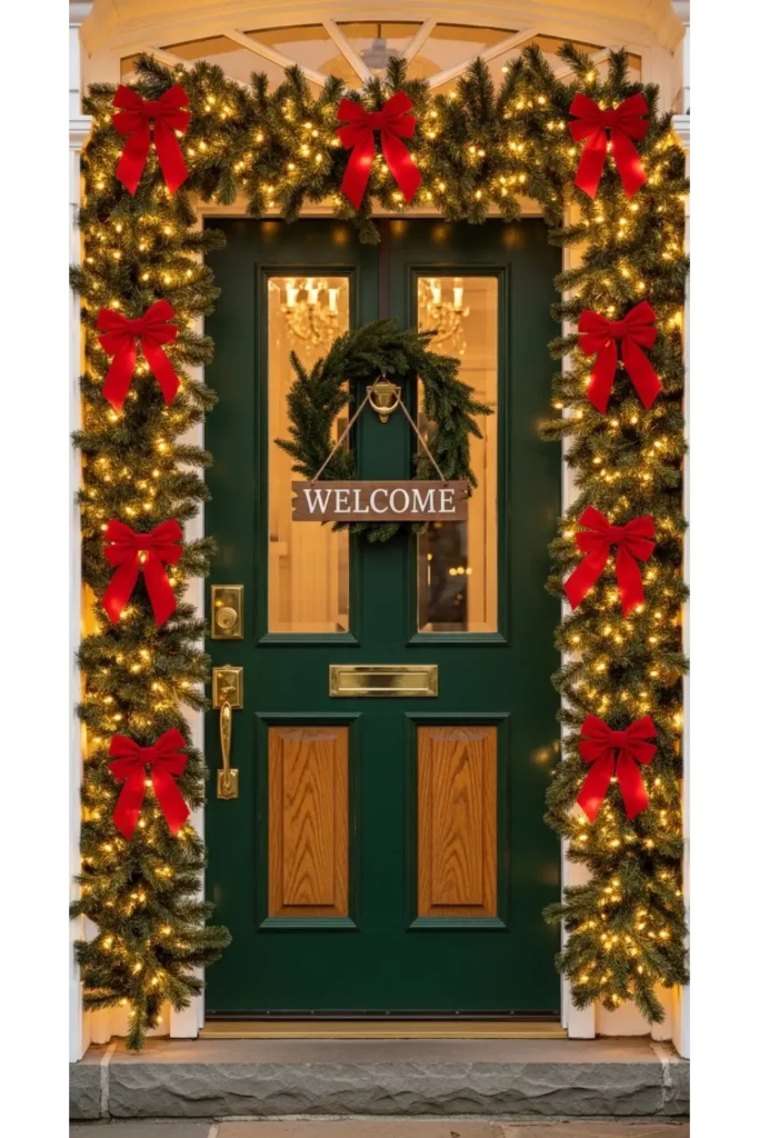 Garland Framed Doorway