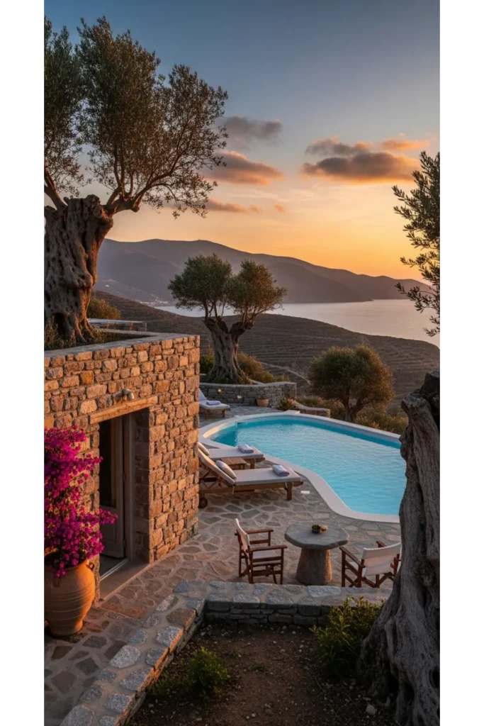 Greek Island Stone Villa