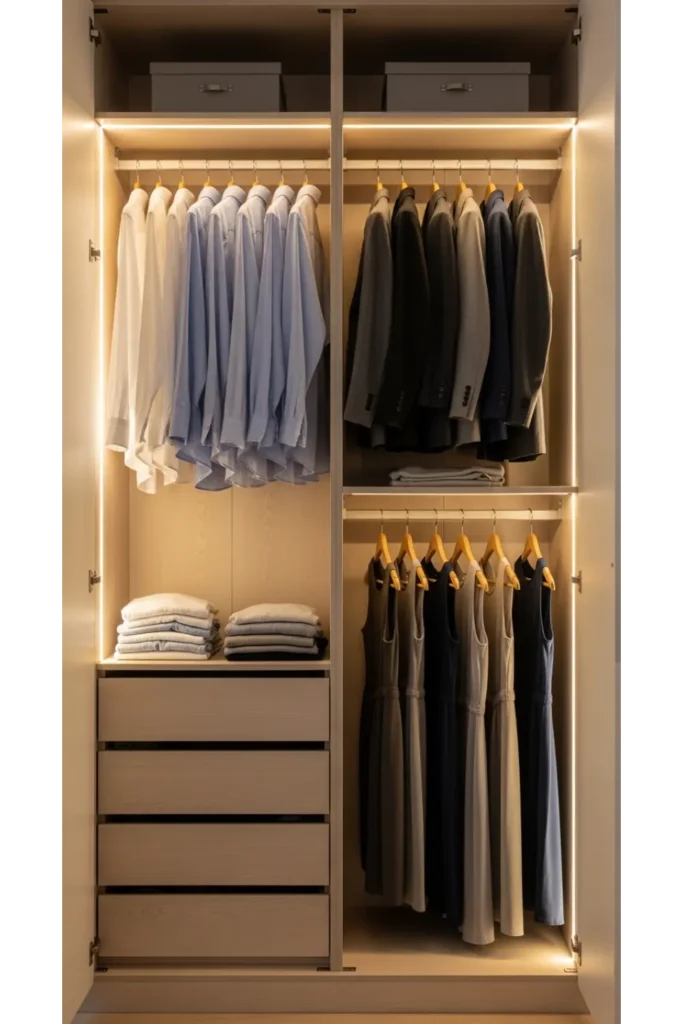 24 Small Room Design Hacks For More Storage Space 13 Hanging Closet Rod Extension