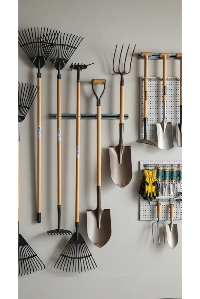 Garage Organization Ideas On A Budget 23 Space Saver 11 Hanging Garden Tool Organizer