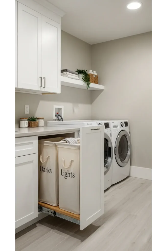 Hidden Hampers for Clean Visual Space