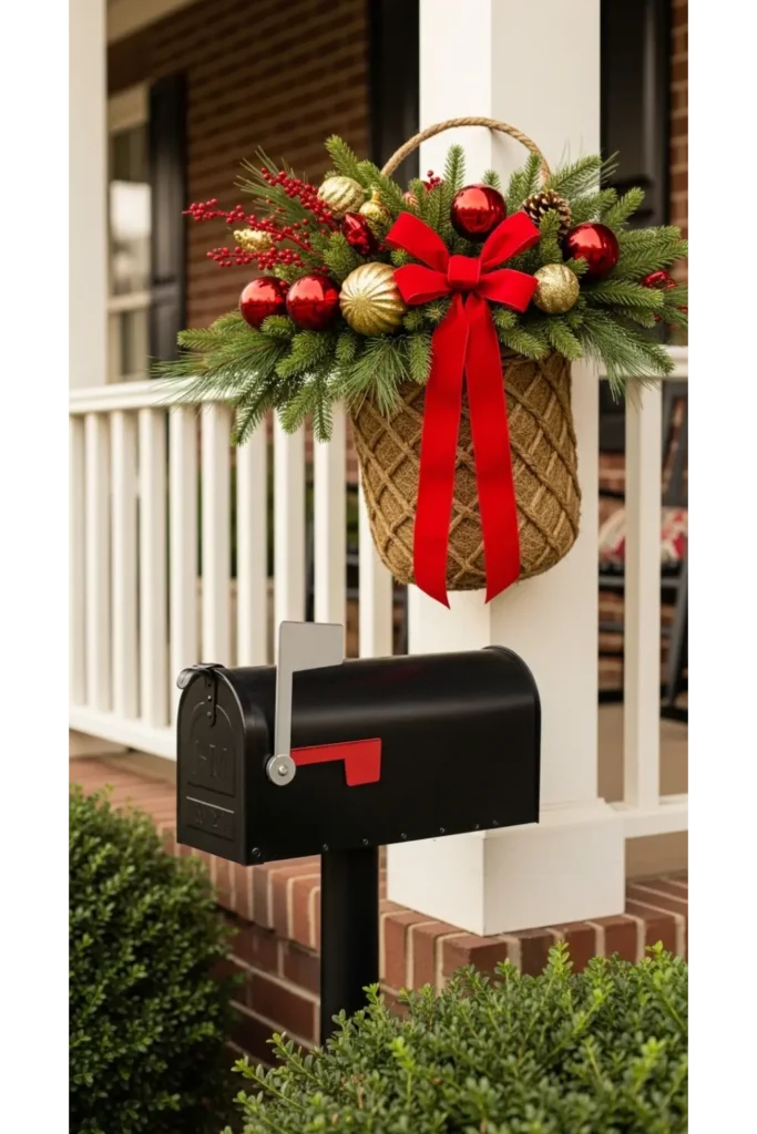 Holiday Mailbox Basket