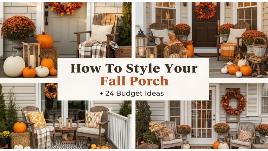 How To Style Your Fall Porch 24 Budget Ideas 5 How To Style Your Fall Porch