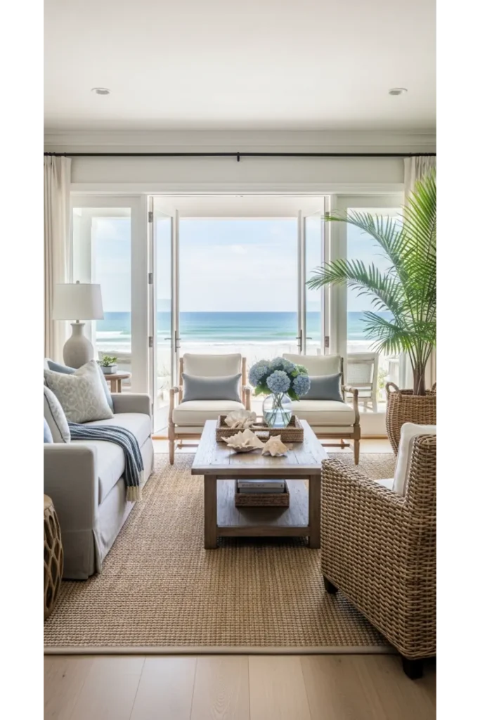 Indoor Outdoor Coastal Living Room
