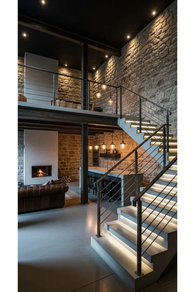 Cave Homes Ideas 23: Stunning & Cozy Living 14 Industrial Chic Cave Loft