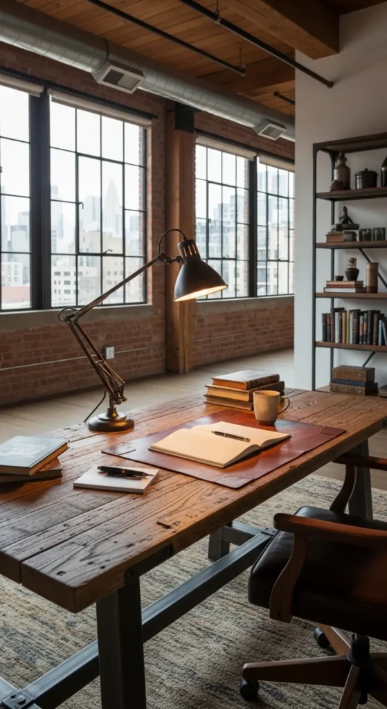 Industrial Desk Setup