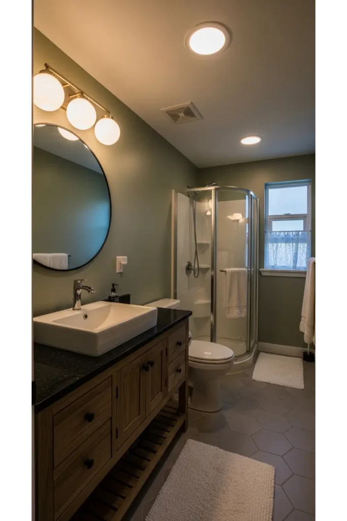 23 Tiny Bathroom Ideas to Make Your Space Look Bigger 10 Install Better Lighting Layers