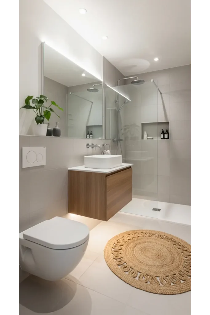 23 Tiny Bathroom Ideas to Make Your Space Look Bigger 24 Keep the Floor Clear