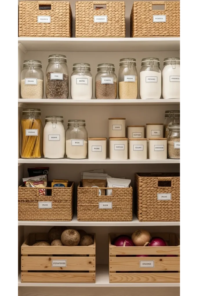 23 Small Kitchen Organization Ideas to Save Space 12 Label Everything Clearly