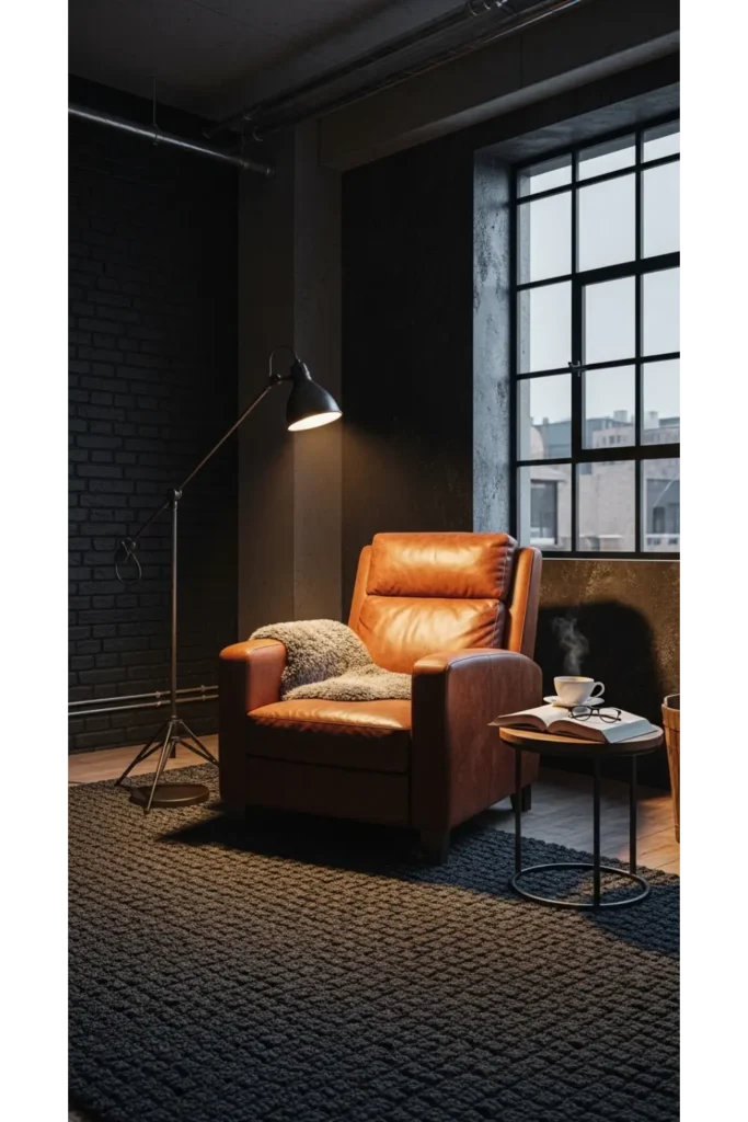 Layered Industrial Textures Corner