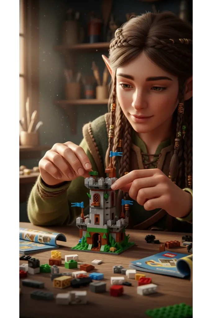 25 Funny Elf on the Shelf Ideas for Busy Parents 9 Lego Builder Elf