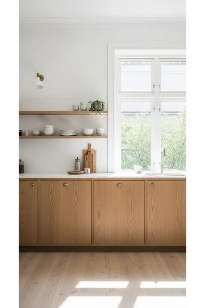  Light Wood Minimal Kitchen
