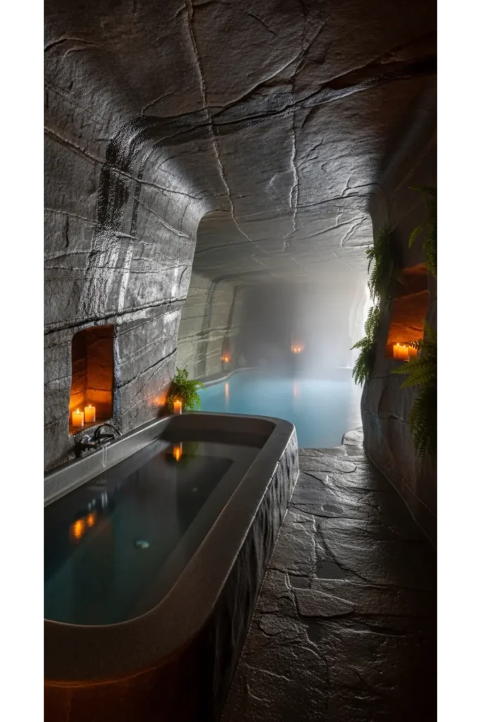 Cave Homes Ideas 23: Stunning & Cozy Living 4 Luxury Underground Spa Home