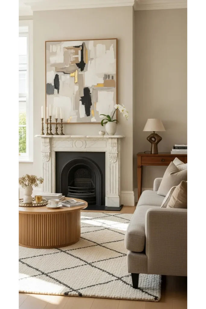  Marble and Wood Harmony