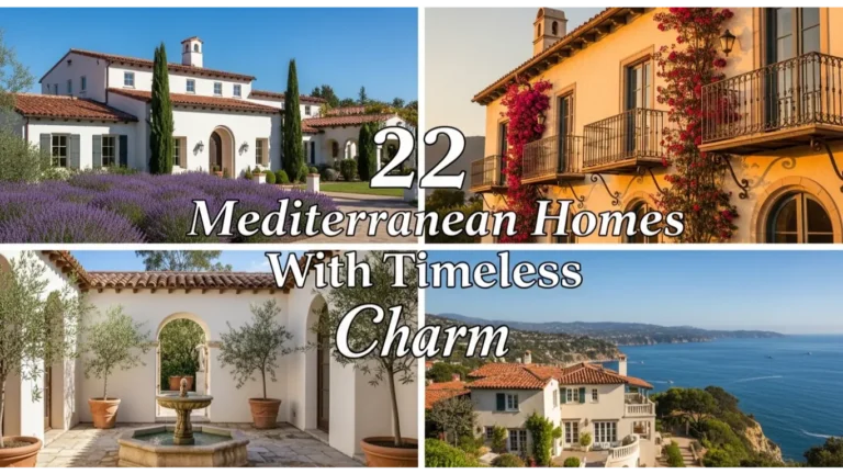 22 Mediterranean Homes With Timeless Charm 28 Mediterranean Homes